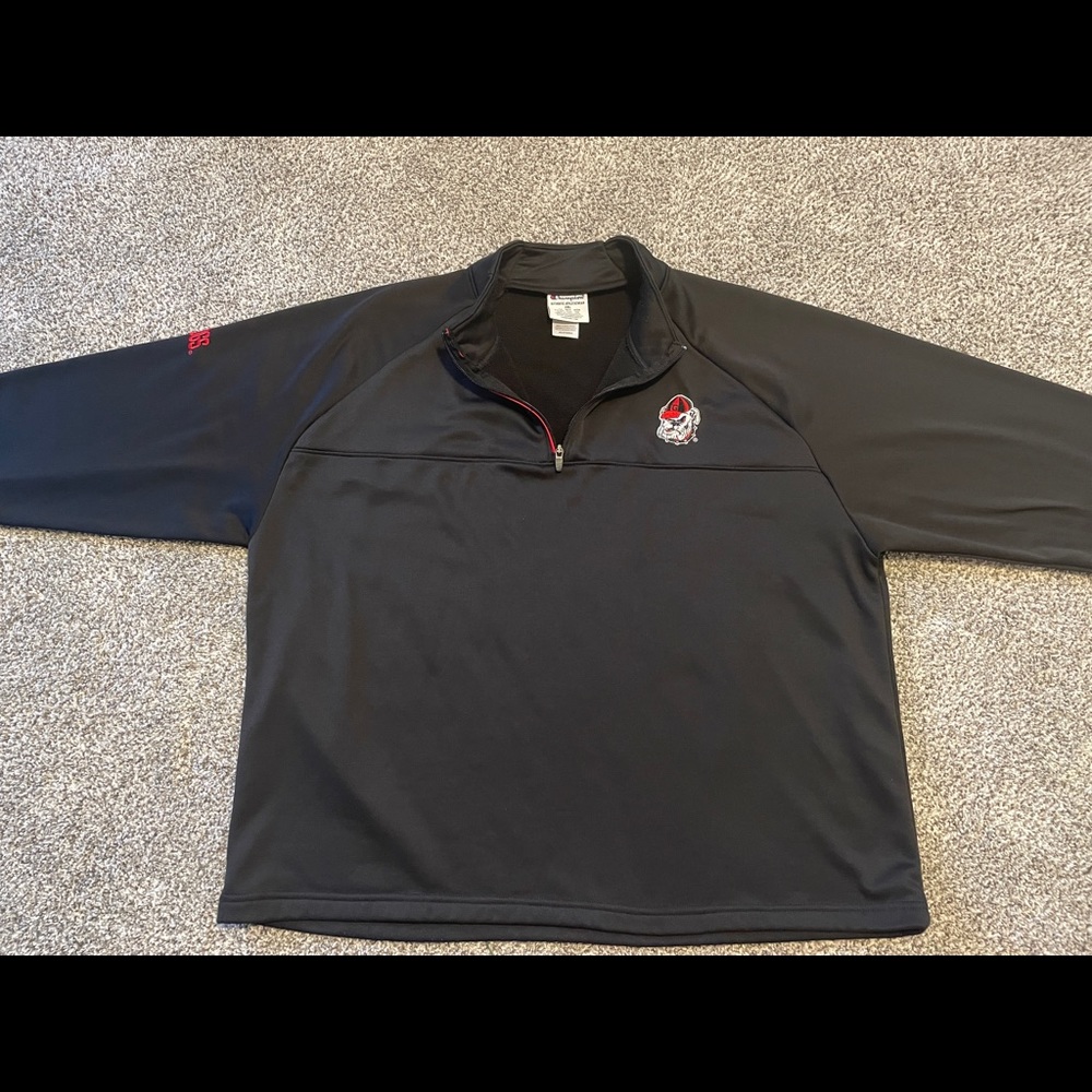 UGA Black Champion Quarter Zip